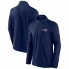 Men's Fanatics Branded Heather Navy Washington Capitals Authentic Pro Rink Quarter-Zip Jacket
