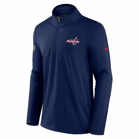 Men's Fanatics Branded Heather Navy Washington Capitals Authentic Pro Rink Quarter-Zip Jacket Men's Fanatics Branded Heather Navy Washington Capitals Authentic Pro Rink Quarter-Zip Jacket -Metaverse shop unnamed file 6083