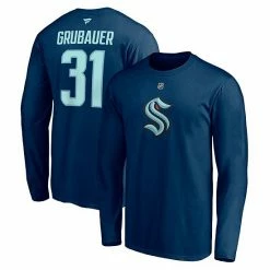 Men's Fanatics Branded Philipp Grubauer Deep Sea Blue Seattle Kraken Authentic Stack Name & Number Long Sleeve T-Shirt 3 Men's Fanatics Branded Philipp Grubauer Deep Sea Blue Seattle Kraken Authentic Stack Name & Number Long Sleeve T-Shirt -Metaverse shop unnamed file 6098