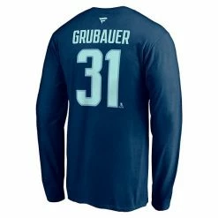 Men's Fanatics Branded Philipp Grubauer Deep Sea Blue Seattle Kraken Authentic Stack Name & Number Long Sleeve T-Shirt 5 Men's Fanatics Branded Philipp Grubauer Deep Sea Blue Seattle Kraken Authentic Stack Name & Number Long Sleeve T-Shirt -Metaverse shop unnamed file 6100