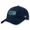 Men's Fanatics Branded Navy Seattle Kraken 2021 NHL Expansion Draft Unstructured Adjustable Hat -Metaverse shop unnamed file 6105