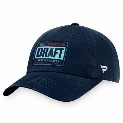 Men's Fanatics Branded Navy Seattle Kraken 2021 NHL Expansion Draft Unstructured Adjustable Hat -Metaverse shop unnamed file 6106