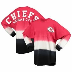 Women's Fanatics Branded Red/White Kansas City Chiefs Ombre Long Sleeve T-Shirt -Metaverse shop unnamed file 612