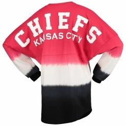 Women's Fanatics Branded Red/White Kansas City Chiefs Ombre Long Sleeve T-Shirt -Metaverse shop unnamed file 614