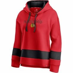 Women's Fanatics Branded Red/Black Chicago Blackhawks Colors Of Pride Colorblock Pullover Hoodie 5 Women's Fanatics Branded Red/Black Chicago Blackhawks Colors Of Pride Colorblock Pullover Hoodie -Metaverse shop unnamed file 6147