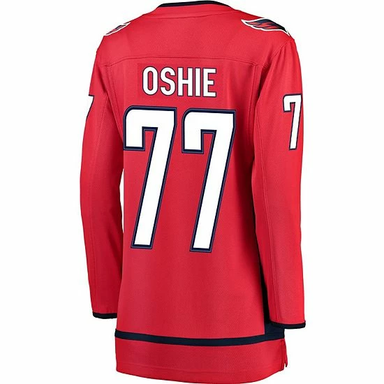 Women's Fanatics Branded TJ Oshie Red Home Breakaway Player Jersey 6 Women's Fanatics Branded TJ Oshie Red Home Breakaway Player Jersey - Image 4