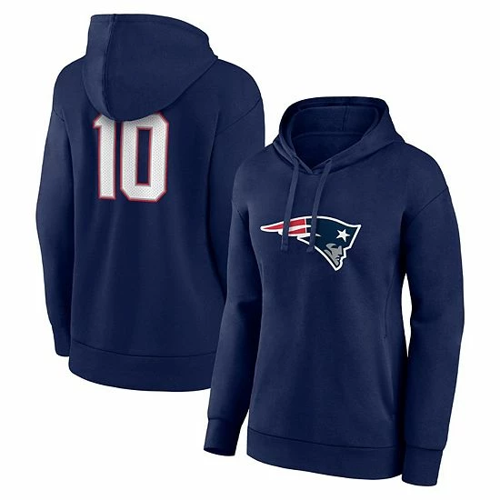 Women's Fanatics Branded Mac Jones Navy New England Patriots Player Icon Name & Number V-Neck Pullover Hoodie Women's Fanatics Branded Mac Jones Navy New England Patriots Player Icon Name & Number V-Neck Pullover Hoodie -Metaverse shop unnamed file 6198