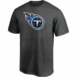 Men's Fanatics Branded Gray Tennessee Titans Primary Logo T-Shirt -Metaverse shop unnamed file 6212