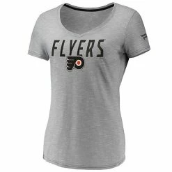 Women's Fanatics Branded Gray Philadelphia Flyers Space-Dye V-Neck T-Shirt 4 Women's Fanatics Branded Gray Philadelphia Flyers Space-Dye V-Neck T-Shirt -Metaverse shop unnamed file 6224