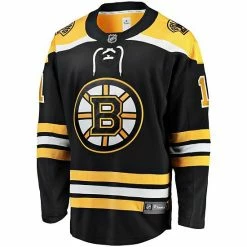 Men's Fanatics Branded Jeremy Swayman Black Boston Bruins 2017/18 Home Breakaway Replica Jersey -Metaverse shop unnamed file 6269