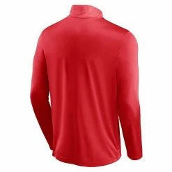 Men's Fanatics Branded Red Wisconsin Badgers Depth Chart Camo Jacquard Quarter-Zip Jacket -Metaverse shop unnamed file 6285