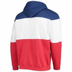 Men's Fanatics Branded Royal/Red LA Clippers Colorblock Wordmark Pullover Hoodie -Metaverse shop unnamed file 6310