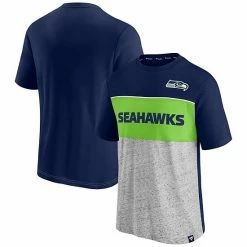Men's Fanatics Branded College Navy/Heathered Gray Seattle Seahawks Colorblock T-Shirt 3 Men's Fanatics Branded College Navy/Heathered Gray Seattle Seahawks Colorblock T-Shirt -Metaverse shop unnamed file 6349