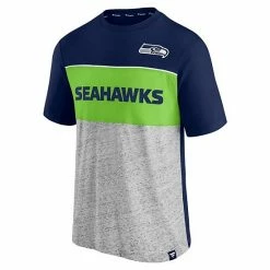 Men's Fanatics Branded College Navy/Heathered Gray Seattle Seahawks Colorblock T-Shirt 4 Men's Fanatics Branded College Navy/Heathered Gray Seattle Seahawks Colorblock T-Shirt -Metaverse shop unnamed file 6350