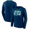 Men's Fanatics Branded Deep Sea Blue Seattle Kraken Authentic Pro Core Collection Secondary Long Sleeve T-Shirt -Metaverse shop unnamed file 6360