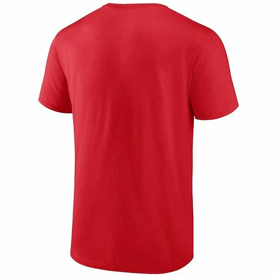Men's Fanatics Branded Red Wisconsin Badgers Classic Inline Team T-Shirt 6 Men's Fanatics Branded Red Wisconsin Badgers Classic Inline Team T-Shirt - Image 4