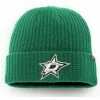 Men's Fanatics Branded Kelly Green Dallas Stars Core Primary Logo Cuffed Knit Hat -Metaverse shop unnamed file 6387