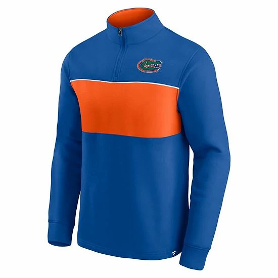 Men's Fanatics Branded Royal/Orange Florida Gators Primary Logo Quarter-Zip Jacket 5 Men's Fanatics Branded Royal/Orange Florida Gators Primary Logo Quarter-Zip Jacket - Image 3