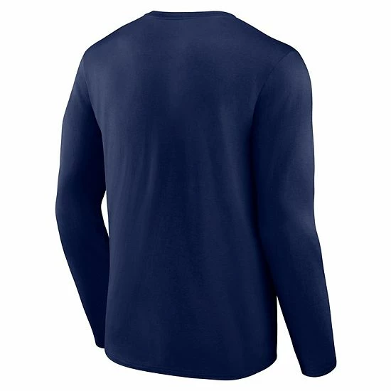 Men's Fanatics Branded Navy Houston Astros Iconic Clear Sign Long Sleeve T-Shirt 6 Men's Fanatics Branded Navy Houston Astros Iconic Clear Sign Long Sleeve T-Shirt - Image 4