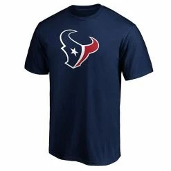 Men's Fanatics Branded Navy Houston Texans Big & Tall Primary Team Logo Long Sleeve T-Shirt -Metaverse shop unnamed file 6451