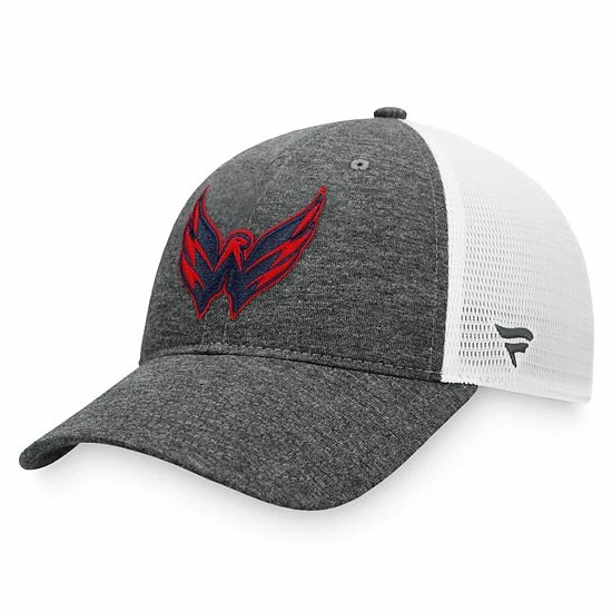 Men's Fanatics Branded Heathered Charcoal/White Washington Capitals Mesh Trucker Snapback Hat Men's Fanatics Branded Heathered Charcoal/White Washington Capitals Mesh Trucker Snapback Hat -Metaverse shop unnamed file 6606