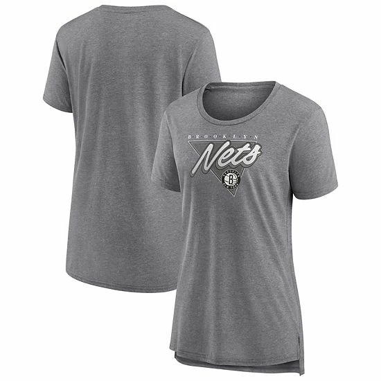 Women's Fanatics Branded Heathered Gray Brooklyn Nets True Classics Tri-Blend T-Shirt Women's Fanatics Branded Heathered Gray Brooklyn Nets True Classics Tri-Blend T-Shirt -Metaverse shop unnamed file 6615