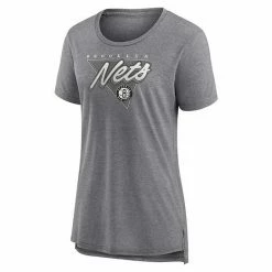 Women's Fanatics Branded Heathered Gray Brooklyn Nets True Classics Tri-Blend T-Shirt 4 Women's Fanatics Branded Heathered Gray Brooklyn Nets True Classics Tri-Blend T-Shirt -Metaverse shop unnamed file 6617