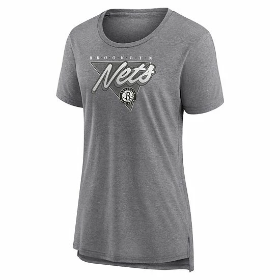 Women's Fanatics Branded Heathered Gray Brooklyn Nets True Classics Tri-Blend T-Shirt Women's Fanatics Branded Heathered Gray Brooklyn Nets True Classics Tri-Blend T-Shirt -Metaverse shop unnamed file 6617