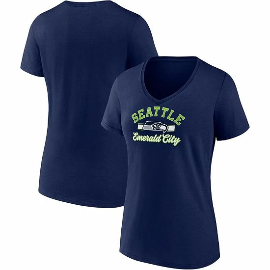 Women's Fanatics Branded College Navy Seattle Seahawks Slogan V-Neck T-Shirt Women's Fanatics Branded College Navy Seattle Seahawks Slogan V-Neck T-Shirt -Metaverse shop unnamed file 6626