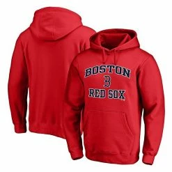 Men's Fanatics Branded Red Boston Red Sox Heart & Soul Pullover Hoodie -Metaverse shop unnamed file 6630