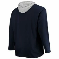 Men's Fanatics Branded College Navy Seattle Seahawks Big & Tall Logo Hoodie Long Sleeve T-Shirt -Metaverse shop unnamed file 6641