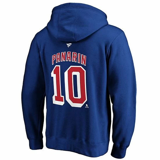 Men's Fanatics Branded Artemi Panarin Blue New York Rangers Authentic Stack Player Name & Number Pullover Hoodie 6 Men's Fanatics Branded Artemi Panarin Blue New York Rangers Authentic Stack Player Name & Number Pullover Hoodie - Image 4