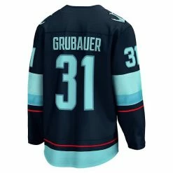 Men's Fanatics Branded Philipp Grubauer Deep Sea Blue Seattle Kraken Home Premier Breakaway Player Jersey 5 Men's Fanatics Branded Philipp Grubauer Deep Sea Blue Seattle Kraken Home Premier Breakaway Player Jersey -Metaverse shop unnamed file 6659