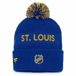 Men's Fanatics Branded Royal/Yellow St. Louis Blues 2022 NHL Draft Authentic Pro Cuffed Knit Hat With Pom 4 Men's Fanatics Branded Royal/Yellow St. Louis Blues 2022 NHL Draft Authentic Pro Cuffed Knit Hat With Pom -Metaverse shop unnamed file 6679