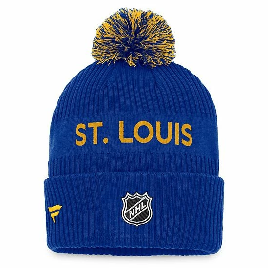 Men's Fanatics Branded Royal/Yellow St. Louis Blues 2022 NHL Draft Authentic Pro Cuffed Knit Hat with Pom Men's Fanatics Branded Royal/Yellow St. Louis Blues 2022 NHL Draft Authentic Pro Cuffed Knit Hat With Pom -Metaverse shop unnamed file 6679