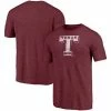 Men's Fanatics Branded Heathered Maroon Texas A&M Aggies Throwback Logo Tri-Blend T-Shirt -Metaverse shop unnamed file 6692