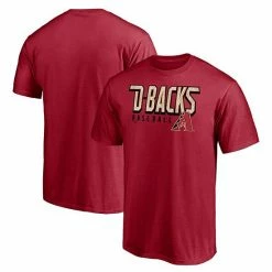 Men's Fanatics Branded Red Arizona Diamondbacks Hometown Logo T-Shirt -Metaverse shop unnamed file 6701