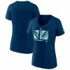 Women's Fanatics Branded Deep Sea Blue Seattle Kraken Authentic Pro Core Collection Secondary Logo V-Neck T-Shirt 2 Women's Fanatics Branded Deep Sea Blue Seattle Kraken Authentic Pro Core Collection Secondary Logo V-Neck T-Shirt -Metaverse shop unnamed file 6708
