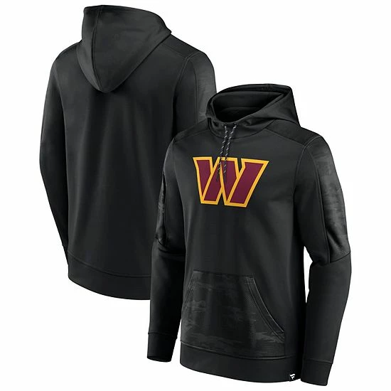 Men's Fanatics Branded Black Washington Commanders On The Ball Pullover Hoodie 4 Men's Fanatics Branded Black Washington Commanders On The Ball Pullover Hoodie - Image 2