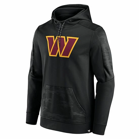 Men's Fanatics Branded Black Washington Commanders On The Ball Pullover Hoodie 5 Men's Fanatics Branded Black Washington Commanders On The Ball Pullover Hoodie - Image 3