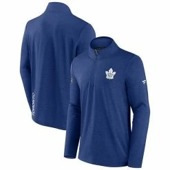 Men's Fanatics Branded Blue Toronto Maple Leafs Authentic Pro Rink Quarter-Zip Jacket -Metaverse shop unnamed file 6753