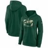 Women's Fanatics Branded Green Minnesota Wild Authentic Pro Core Collection Secondary Logo V-Neck Pullover Hoodie -Metaverse shop unnamed file 677