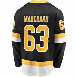 Men's Fanatics Branded Brad Marchand Black Boston Bruins Alternate Premier Breakaway Player Jersey -Metaverse shop unnamed file 68