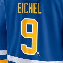 Men's Fanatics Branded Jack Eichel Royal/Gold Buffalo Sabres Player Lace-Up V-Neck Pullover Hoodie -Metaverse shop unnamed file 6862