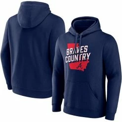 Men's Fanatics Branded Navy Atlanta Braves Hometown Collection Team Pullover Hoodie -Metaverse shop unnamed file 6884