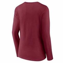 Women's Fanatics Branded Burgundy Washington Commanders Hometown Sweep Long Sleeve V-Neck T-Shirt -Metaverse shop unnamed file 6952