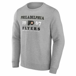 Men's Fanatics Branded Heather Charcoal Philadelphia Flyers Fierce Competitor Pullover Sweatshirt -Metaverse shop unnamed file 7026