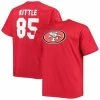 Men's Fanatics Branded George Kittle Scarlet San Francisco 49ers Big & Tall Player Name & Number T-Shirt -Metaverse shop unnamed file 7032