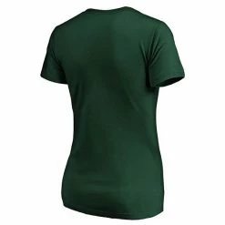 Women's Fanatics Branded Green Oakland Athletics Team Logo Lockup V-Neck T-Shirt -Metaverse shop unnamed file 7037