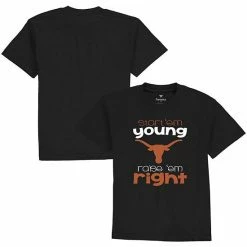 Toddler Fanatics Branded Black Texas Longhorns Start 'Em Young T-Shirt